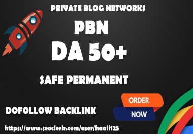60 PBNs DA 50+ Plus Homepage PBNs links High-Quality PREMIUM Links for 20