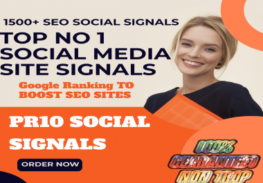 TOP No1 Social Media Best Site 1500+ PR10 Social Signal from share Real Social Signal within 8 Hours
