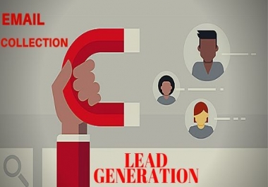 LEAD GENERATION. Collect your targeted E-mails for your Marketing Purposes.