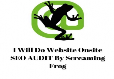 I Will do website onsite SEO AUDIT by Screaming Frog