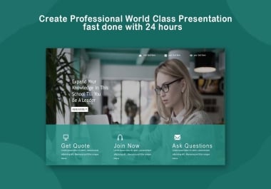 I will create a modern and quick pitch deck presentation