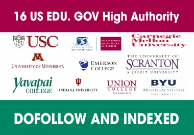 Get 16+ Backlink Dofollow High Quality Edu Gov US