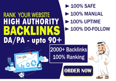 Build Profile 2,000 contextual tiered backlinks for SEO Top ranking