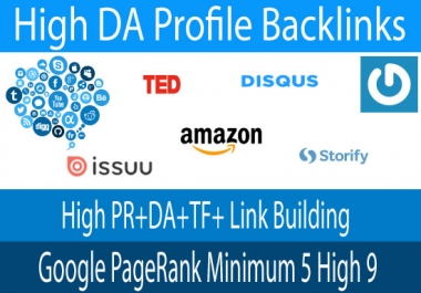 I will make 100 high PR DA dofollow backlinks