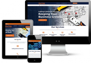 RESPONSIVE WEBSITE FOR BUSINESS AND COMPANY