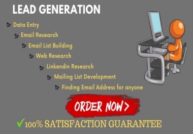 I will be your virtual assistant,  data entry and Lead Generation assistant