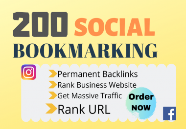 I will help you dominate search engines by 230 social bookmaking backlinks