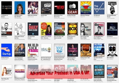 I will podcast promotion and increase your downloads