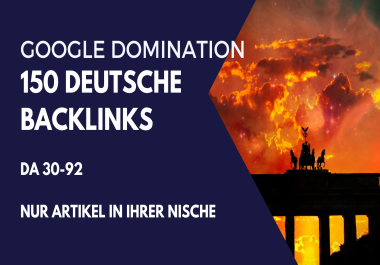 150 german contextual backlinks - bring Deine Rankings auf das nächste Level