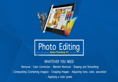 I will do any Photoshop editing professionally and fast