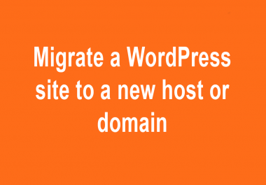 Migrate a WordPress site to a new host or domain