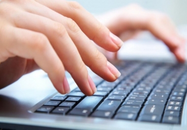 I will do fast data entry,  quick typing work