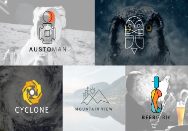 I will create modern minimalist logo design for your business