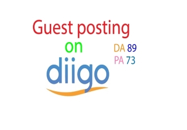 I write and publish a guest post on Diigo.com