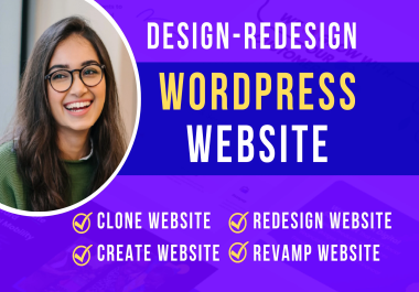 I will Redesign Design,  Revamp or clone wordpress website or blog with divi and Elementor Pro