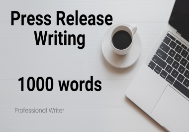 I will write a press release or article as a professional writer