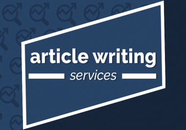 I will write your Articles and Web Contents