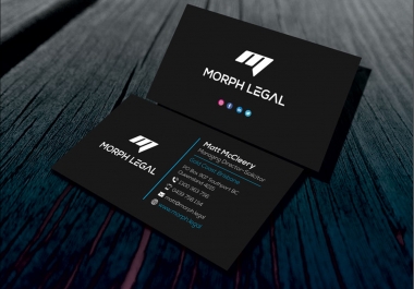 Design professional business cards for your business within 24 Hrs