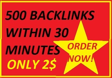 I will do 500 directory backlinks