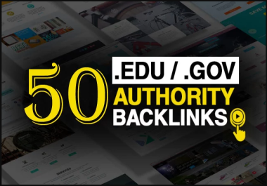 I will do 50 high quality Edu. Gov Blogcomments backlinks