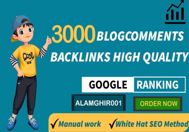 I wil do 3000 high quality dofollow comment backlinks