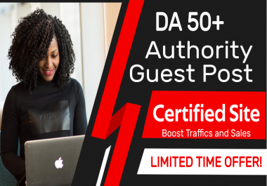 I will Build 5 SEO dofollow backlinks Guest Post from High Quality Premium Website