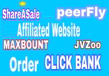 I will create affiliate marketing website for clickbank amazon maxbounty jvzoo