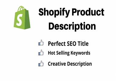 40 shopify product description and title efficiently