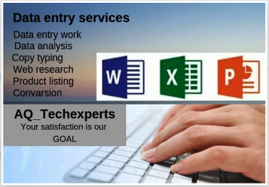 I will do PROFESSIONALLY any type of online/offline data entry operator