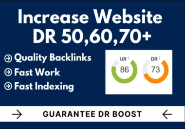 I will provide you dr 70 SEO backlinks