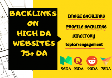 100+ backlinks on high quilty high DA websites
