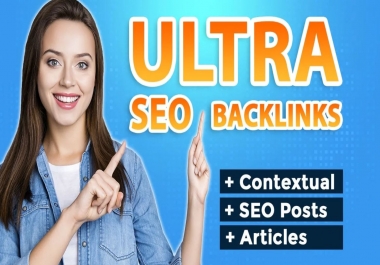 I will create ultra SEO contextual backlinks google top ranking help