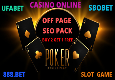 Updated Google Top Ranking Helping method for Gambling Casino Backlinks,  Sbobet,  Poker