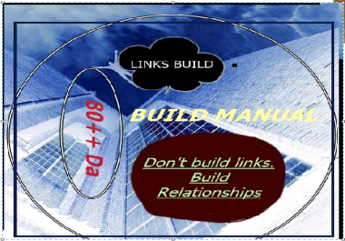 Create 30 DA 80+ Manual Backlinks To Rank High
