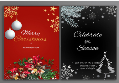 i will design new year greeting cards