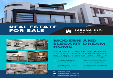 I will Design a professional flyer for your business & services