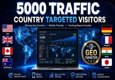 I Will Drive Geo Targeted Traffic to Your Website