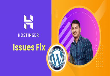Hostinger Wordpress website issues fix