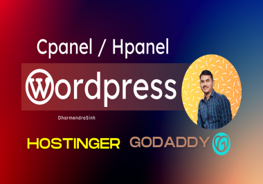 WordPress Installation,  Setup,  and Updates on your cPanel or Hpanel