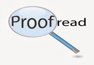 I Will Proofread Your Writings and Documents