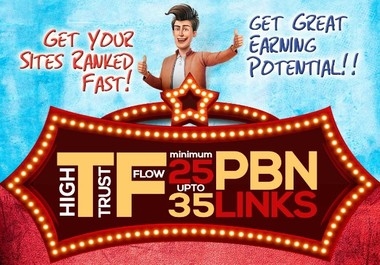 10 post from HIGH AUTHORITATIVE BLOGS Strong Contextual PBN links High TF Min 25+ Max 35+