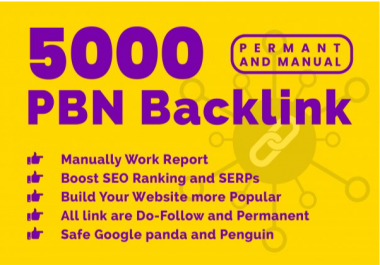 Buy Extream 5000 Permanent Backlink with High DA/PA CF/TF on your Homepage with unique Website
