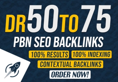 I will create 10 pbn DR 50 to 70 contextual backlinks