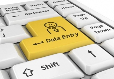 Data Entry work related,  Data formatting services