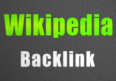 Create a backlink on Wikipedia for your website