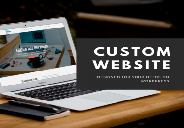 Professional wordpress website custom made in 3 days