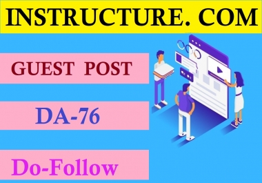 I will provide guest post on instructure with dofollow links