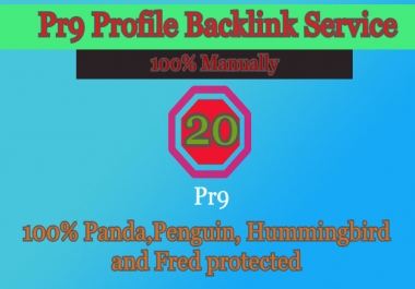 I Will Manually 20 pr9 Top Quality SEO Authority Profile Backlink - Skyroket Your Google Ranking