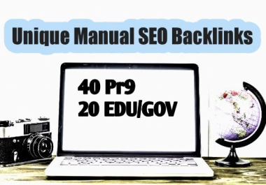 I will do 40 Pr9 + 20 Edu/Gov SEO Backlinks - Fire Your Google Ranking