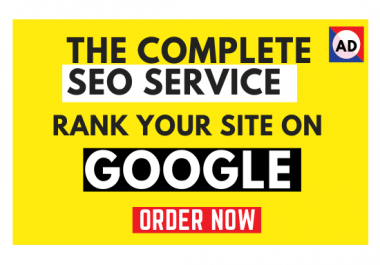 I will provide you complete Seo Service